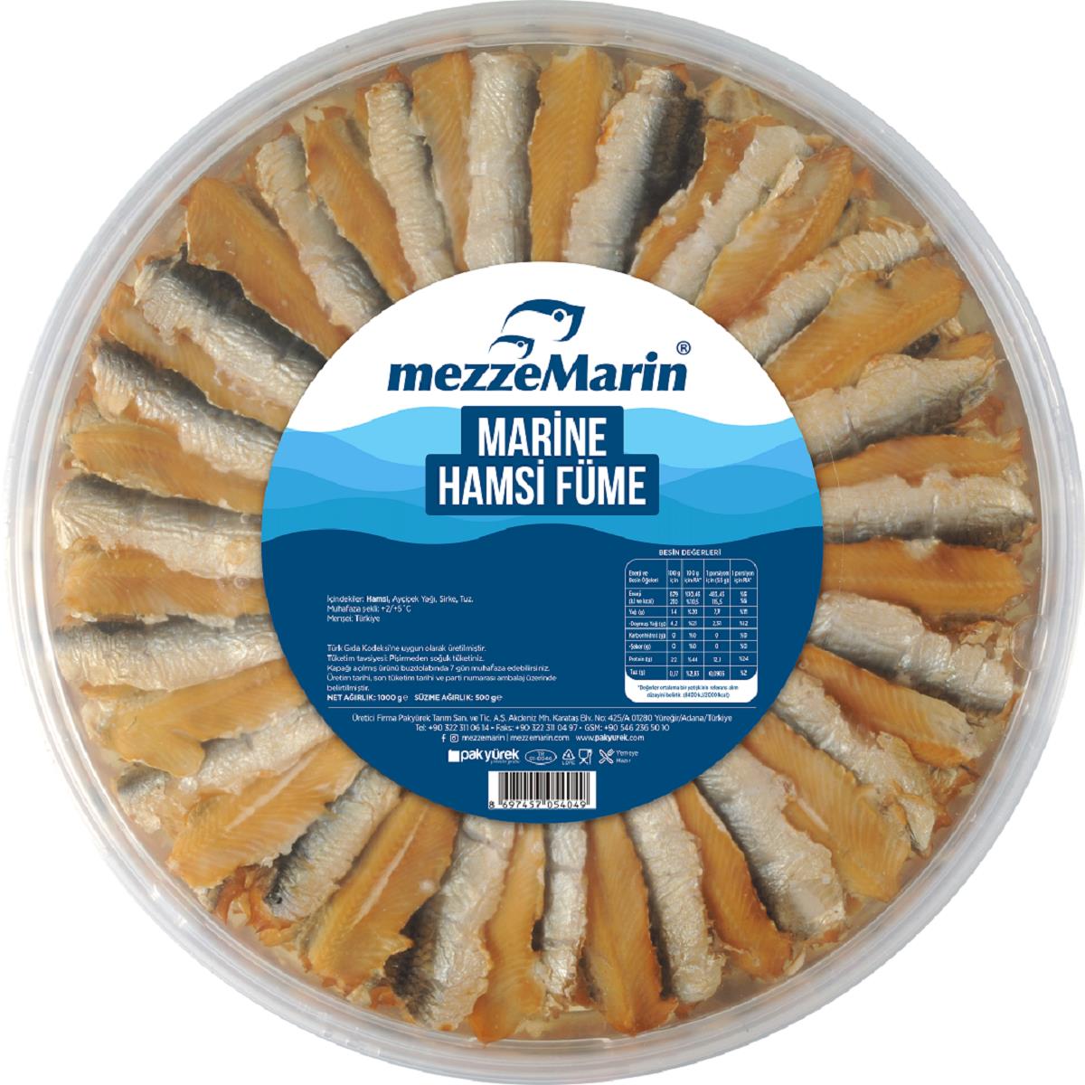 Marine Hamsi Füme 1000 Gr.