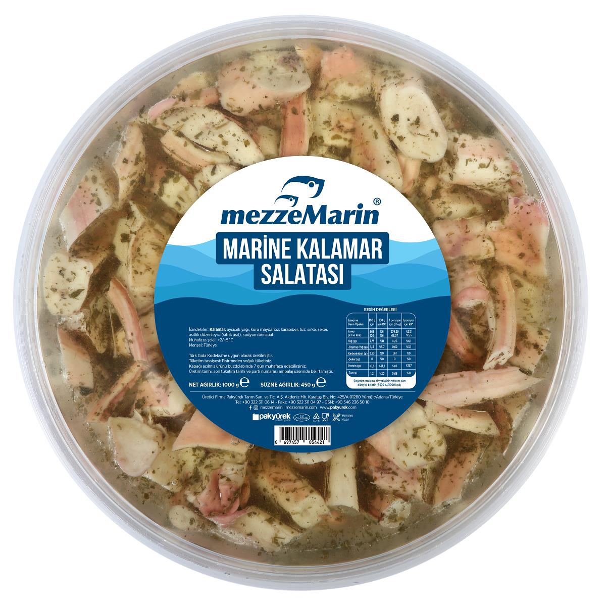 Marine Kalamar Salatası Et 1000 Gr.
