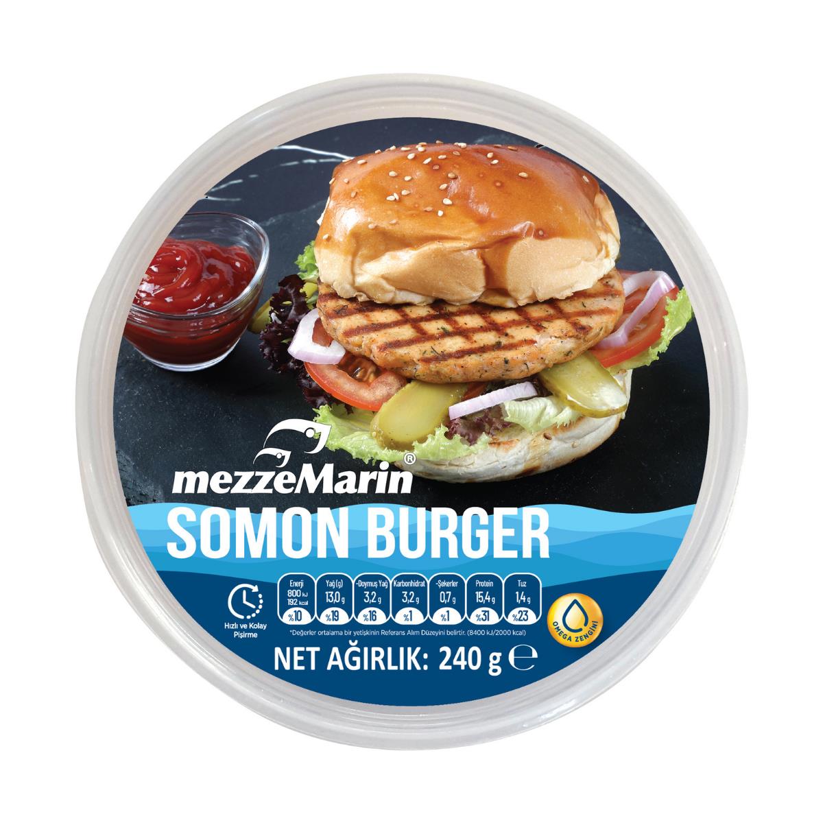 Somon Burger 240 GR.